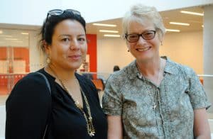 Isabel Perez Doherty and Mary Ellen Sullivan meet in Halifax