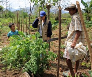 Follow-up of productive activities in the village of Ventura, Bolívar, Colombia. (Photo: Cindy Jimenez)
