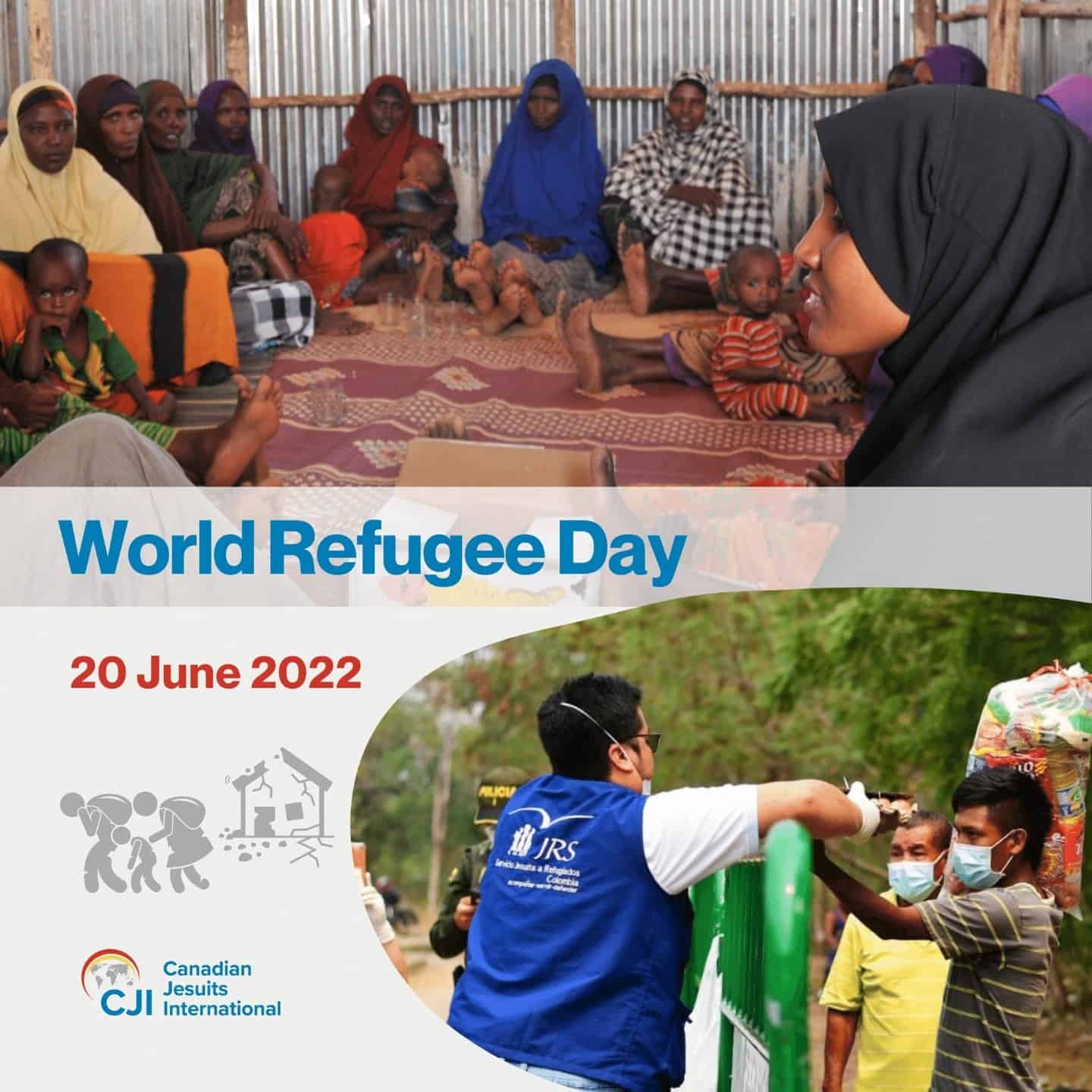 On #WorldRefugeeDay2022, CJI stands in solidarity with all forcibly displaced people and supports the work of Jesuit Refugee Service (JRS) in Colombia, Ethiopia, Lebanon, South Sudan, Syria, Venezuela and Ukraine and its neighbouring countries. CJI also supports the work of Jesuit Migrant Service (SJM) in Mexico, Haiti, Brazil and Venezuela.