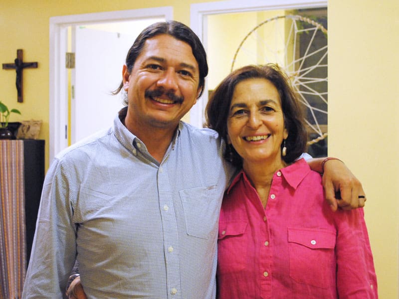 Fr Arturo and Jenny Cafiso