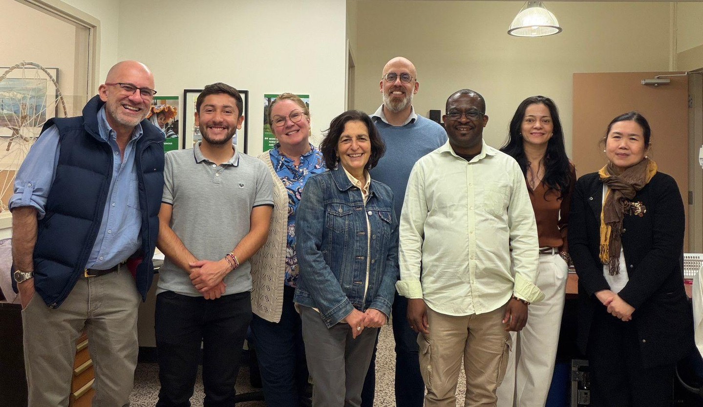 CJI Executive Director Jenny Cafiso (fourth from left) and staff bade farewell to Fr. Ismael Matambura, SJ, Executive Director of the African Jesuit AIDS Network (AJAN) who finished his visit to Ontario yesterday. 

They thanked Fr. Matambura for raising awareness about the work of AJAN, a CJI partner, and about the HIV situation in Africa. During his visit, he met with CJI supporters and students in Toronto, Guelph and Parkhill. Read story here, #ICYMI: https://bit.ly/4tQE8rT
However, before heading back to Kenya, CJI supporters in Ottawa will have a chance to meet Fr. Matambura, who is in Canada to raise awareness about the work of AJAN, a CJI partner. CJI is co-organizing a public event tomorrow, May 27, from 5 p.m. to 6:30 p.m. (ET) at St. Basil's Church.
