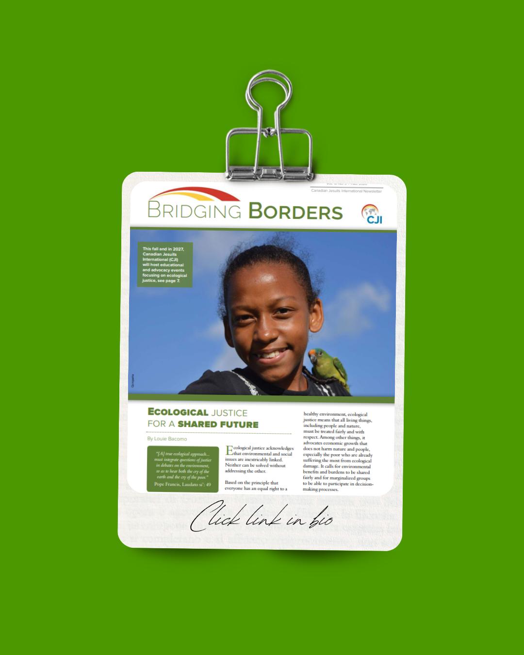 Click link in bio to read the cover story, Ecological Justice for a Shared Future, of our Fall 2026 newsletter. 

"Ecological justice acknowledges that environmental and social issues are inextricably linked. Neither can be solved without addressing the other," writes Louie Bacomo, Director of Climate and Forced Displacement at Jesuit Refugee Service-Asia Pacific. 

#Jesuits #JRS #asiapacific